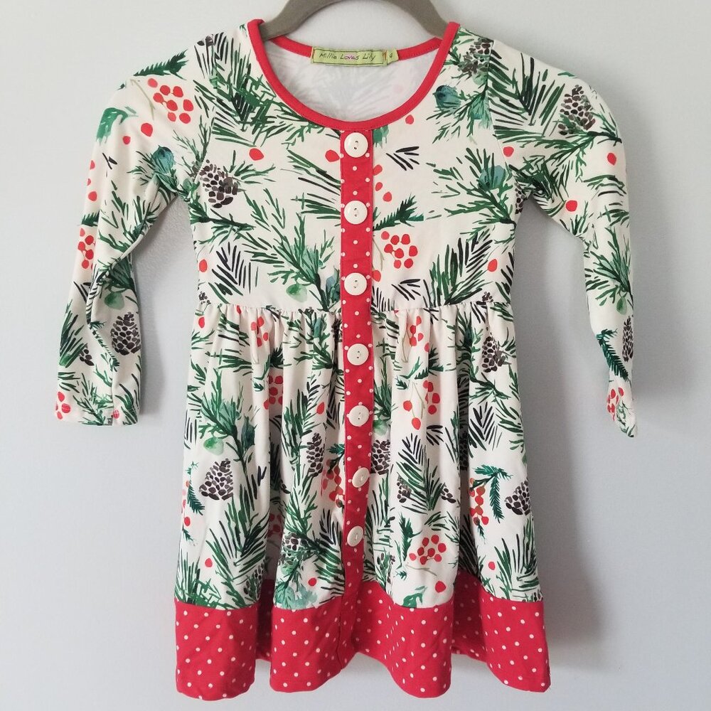 Millie Loves Lily girl's winter dress 4